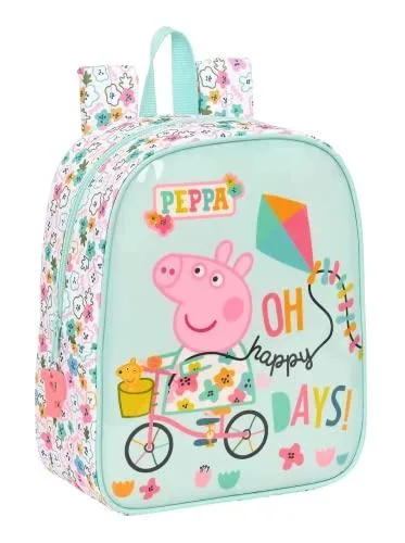 DESCUENTAZO 53% DESCUENTO Safta S4306493 Mochila Guarderia Adapt.Carro Peppa Pig Cosy Corner 22X27X10Cm, Multicolor, Talla única (612290232)