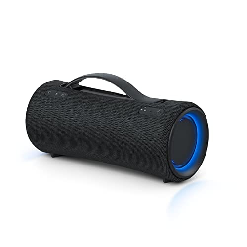 DESCUENTAZO 61% DESCUENTO Sony SRS XG300 Tragbarer kabelloser Bluetooth Lautsprecher mit starkem Partysound und Beleuchtung wasserdicht, 25 Stunden Akkulaufzeit, Smartphone und Schnellladefunktion Schwarz