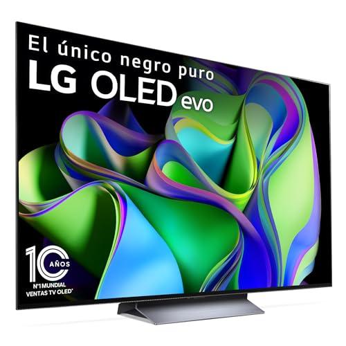 DESCUENTAZO 53% DESCUENTO LG OLED77C34LA 77″, 4K OLED EVO, Smart TV webOS23, Procesador Máxima Potencia, Dolby Vision, Dolby Atmos, Gaming, Alexa/Google Assistant