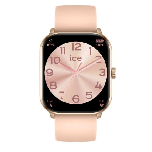 63% DESCUENTO Ice Watch ICE smart Rose gold Nude pink Smartwatch rosa oro para Mujer con Correa de silicona 021414 (1,85″)