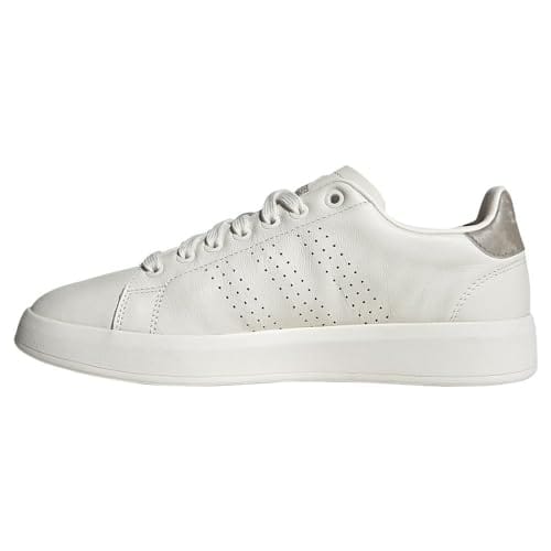 71% DESCUENTO adidas Advantage Premium Leather Shoes, Zapatillas Mujer, Chalk White Chalk White Champagne Met, 41 1/3 EU
