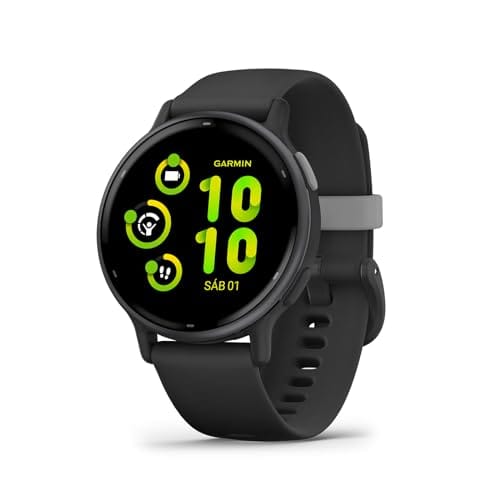 23% DESCUENTO Garmin Vívoactive 5, Smartwatch con GPS, Pantalla AMOLED, Funciones Esenciales de Salud y Forma física y hasta 11 días de autonomía, Negro