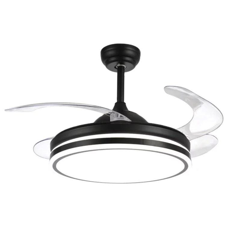 BEL AIR HOME – Ventilador de Techo con Motor DC y Aspas Desplegables con Luz Led 36W (3000K, 4000K, 6500K) Con Mando a Distancia Incluido | Miravia