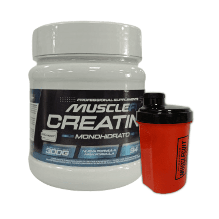 CREAPURE Creatina Monohidrato + Shaker (hasta el 15 de mayo – Oferta Especial) – MuscleFit│300g│MUSCLEVIP | Miravia