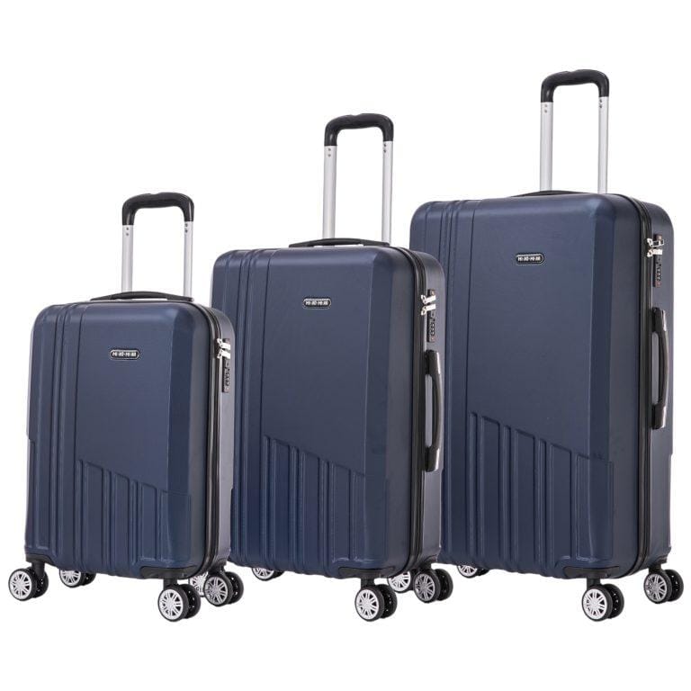 Conjunto de Maletas de Viaje Elegantes: Carcasa Ligera de ABS, Cerradura Numérica, 4 Ruedas Giratorias 360°, Asa Telescópica de Aluminio | Juego de Maletas ( M001 6089 6020 TOP FLASH ) | Miravia