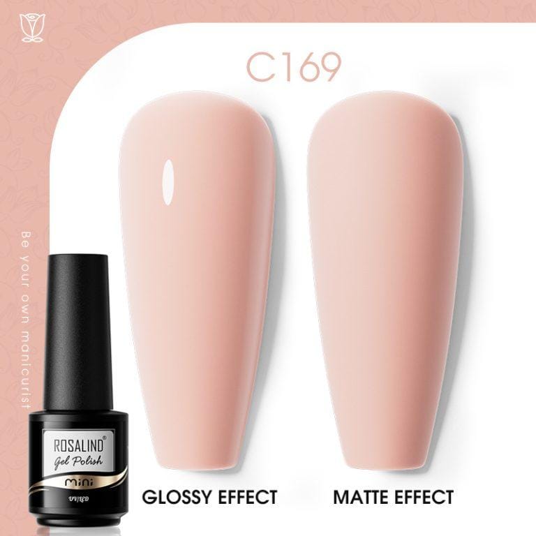 ROSALIND botella blanca de 15ml, Gel de uñas de Color puro brillante para Diseño de Arte de uñas, lámpara LED/UV, capa Base superior semipermanente | Miravia