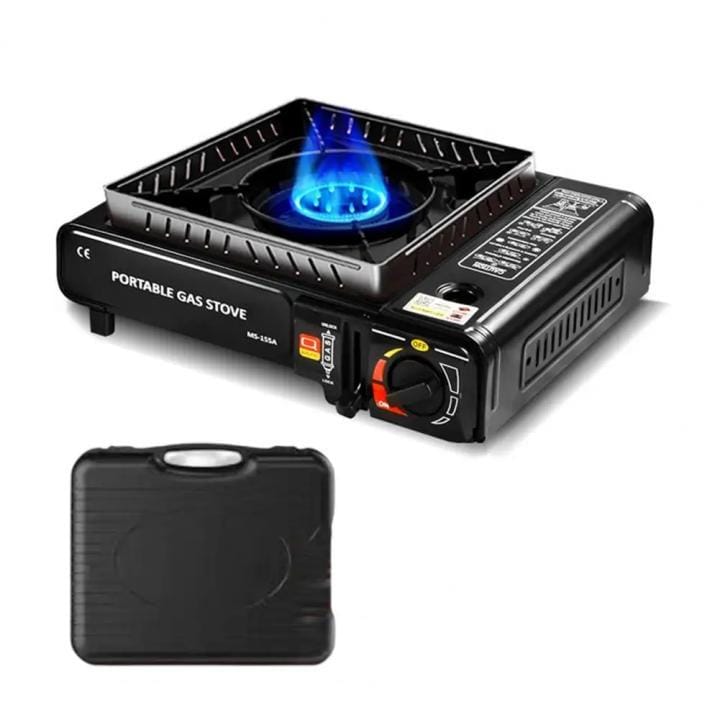 Royalty line Hornillo de Camping Portátil y Compacto, 1 Fuego, Potencia 2.670 W. Cocina cartucho gas portátil. Para Acampada y Senderismo, con Maletín de Transporte. | Miravia