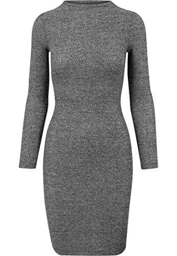 60% DESCUENTO Urban Classics Vestido de Costilla para Mujer, Gris (Charcoal 91), L