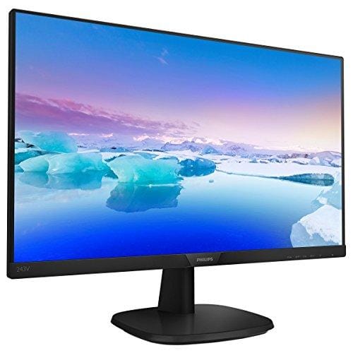 Philips Monitors Monitor 243V7QDSB/00 24″, FHD, 75Hz, IPS, Flicker Free, (1920×1080, 250cd/m² VESA, DSUB, HDMI), Color Negro