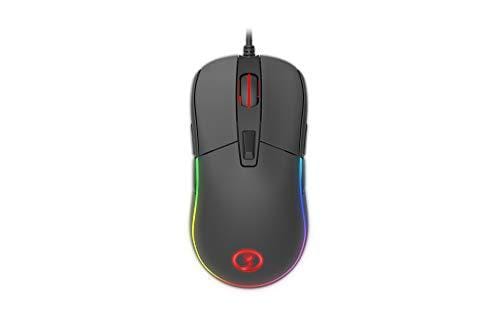 37% DESCUENTO Ozone Raton Gaming Neon X40 OZNEONX40 Raton para Gamers competitivos,Sensor Optico PMW 3330, Iluminación RGB, dpi 7200, Software Personalizable, Negro
