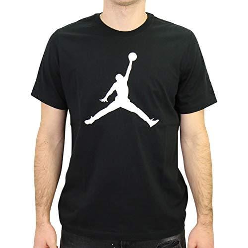 37% DESCUENTO NIKE J Jumpman Ss Crew T Shirt Black/White, M