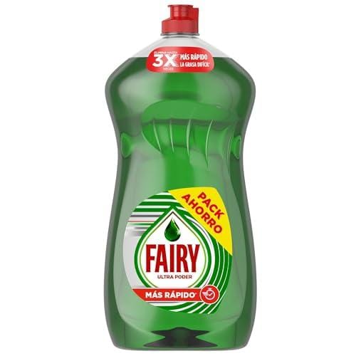 20% DESCUENTO Fairy Ultra Poder Original Líquido Lavavajillas Con Limpieza Antigrasa Hasta 3 Veces Más Rápida 1.19ml