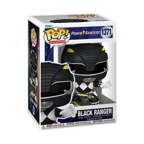 Funko Pop! TV: Mighty Morphin Power Rangers 30th Black Ranger Power Rangers TV Figura de Vinilo Coleccionable Idea de Regalo Mercancia Oficial Juguetes para Niños y Adultos TV Fans