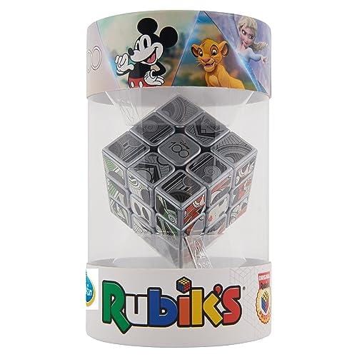 BUENA OFERTA 37% DESCUENTO ThinkFun 76545 Rubik’s Cube Disney 100 El cubo Disney con aspecto exclusivo de platino, celebrando 100 años de Disney. Un coleccionable y un juego de pensamiento para adultos y niños a partir de