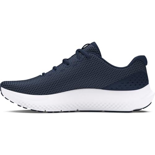 35% DESCUENTO Under Armour UA Charged Surge 4 Zapatos de deporte para hombre, ligeras y transpirables deportivas de hombre, color azul almirante/blanco/blanco