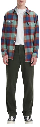 20% DESCUENTO Levi’s XX Chino Authentic Straight Casual Khaki, Pirate Black Soft GD, 32W / 32L para Hombre