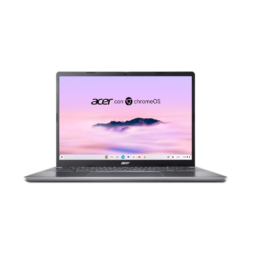 41% DESCUENTO Acer Chromebook Plus 514 CB514 3H R165 Ordenador Portátil 14″ WUXGA IPS (AMD Ryzen 3 7320C, 8GB RAM, 128GB SSD, AMD Radeon Graphics, ChromeOS) Plata, Teclado QWERTY español