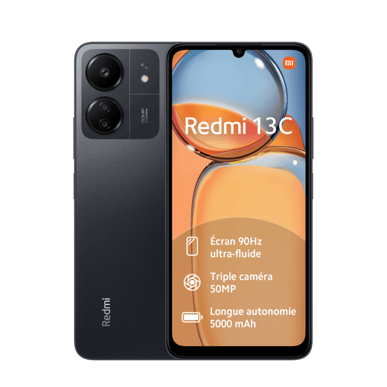 Versión EU – Xiaomi Redmi 13C 128GB/256GB Smartphone Pantalla 6.74″ 90Hz + MediaTek Helio G85 + Cámara Triple 50 MP + Batería de Gran Capacidad 5000 mAh con Soporte de Carga Rápida 18W | Miravia