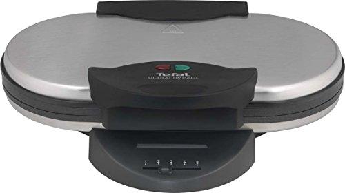 OFERTÓN SUPREMO 71% DESCUENTO Tefal Gofrera Redonda – Gofrera potente, 1200 W, recubrimiento antiadherente, fácil almacenamiento, termostato regulable, hasta 10 gofres a la vez, luz de encendido/apagado, fácil Limpieza, WM311D