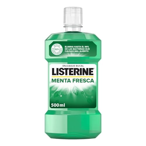 53% DESCUENTO Listerine Enjuague Bucal Menta Fresca, 500 ml (51948)
