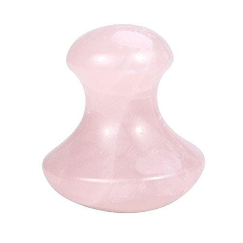 Cristal Cuarzo Gua Sha Herramienta de Masaje Forma de Seta Tabla Guasha para Spa Relajante Masaje