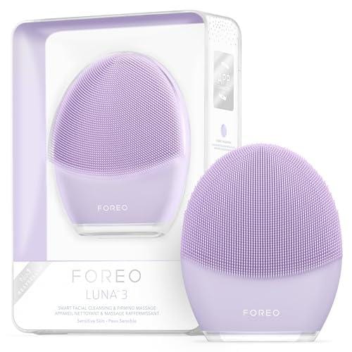 66% DESCUENTO FOREO Luna 3 Piel Sensible, Cepillo De Limpieza Facial, Masajeador Facial Eléctrico De Silicona, Skin Care Ultrahigiénica, Exfoliante Para Llevar De Viaje, Conexión Por App