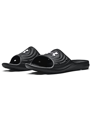 48% DESCUENTO Under Armour Ua M Locker Iv Sl, Sandalia Slide Hombre, Black/Black/White, 44 EU