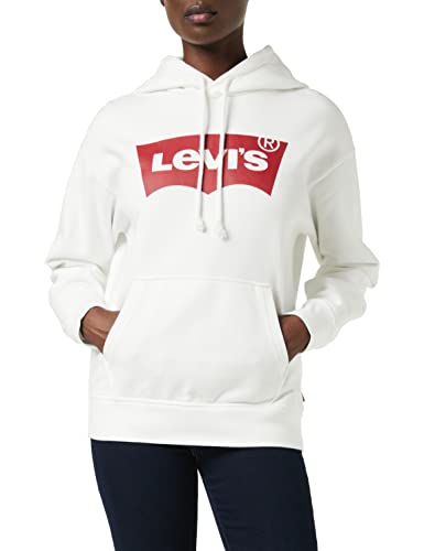 65% DESCUENTO Levi’s Graphic Standard, Sudadera Mujer, Blanco, M