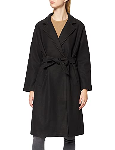 75% DESCUENTO Urban Classics Ladies Oversized Classic Coat Chaqueta, Negro, M para Mujer