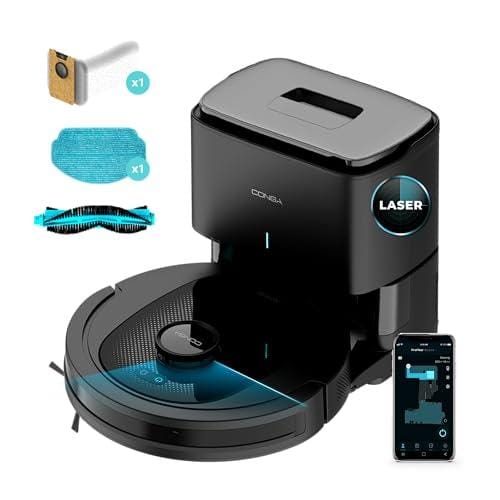 DESCUENTAZO 44% DESCUENTO Cecotec Robot aspirador Conga 7490 Ultimate Home X Treme, 2600 Pa, 120 min autonomía, navegación láser y base de autovaciado, limpieza 4 en 1, cepillo central multifunción, APP Cecotec