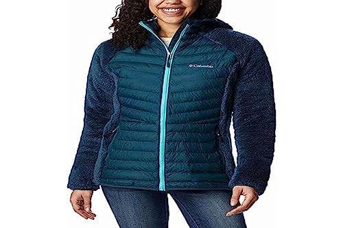 Columbia Powder Lite Sherpa Hybrid Jacket, Chaqueta Acolchada para Mujer