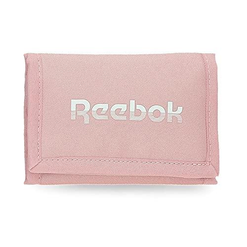 46% DESCUENTO Reebok Glen Cartera con Monedero Rosa 13x8x2,5 cms Poliéster
