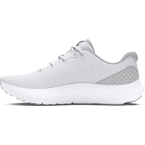 56% DESCUENTO Under Armour UA Charged Surge 4, Zapatillas para Correr Hombre, White/Halo Gray/Black, 43 EU