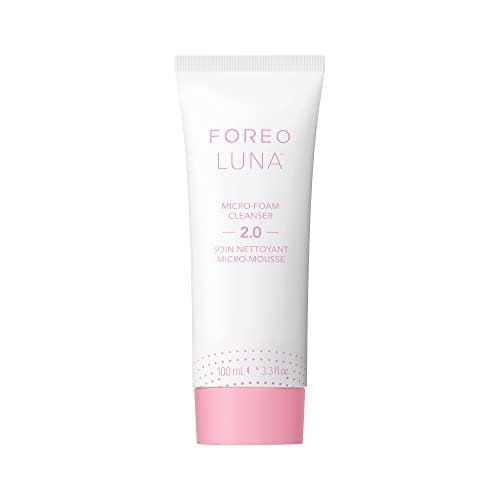 70% DESCUENTO FOREO LUNA Micro Foam Cleanser 2.0 Limpiador Facial Desmaquillante Facial y Desmaquillante Ojos Limpieza Facial Todo Tipo de Piel Travel Essentials Vegano Vitamina E Skincare 100 ml