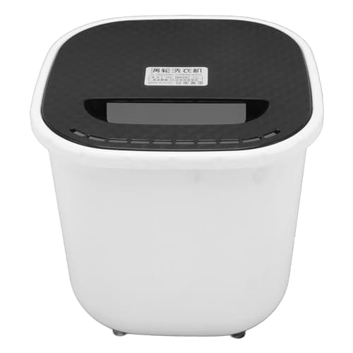 Mini lavadora plegable de 6 l, portátil plegable cubo lavadora con apagado automático, mini lavadora con conexión USB para ropa interior, calcetines, ropa de bebé