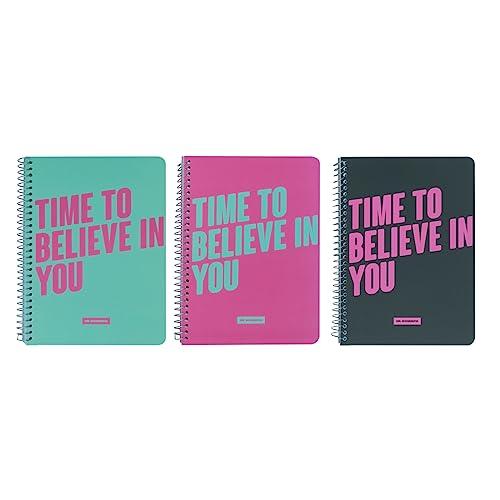 DESCUENTAZO 61% DESCUENTO Mr.Wonderful Set of 3 A5 notebooks Time to believe in you