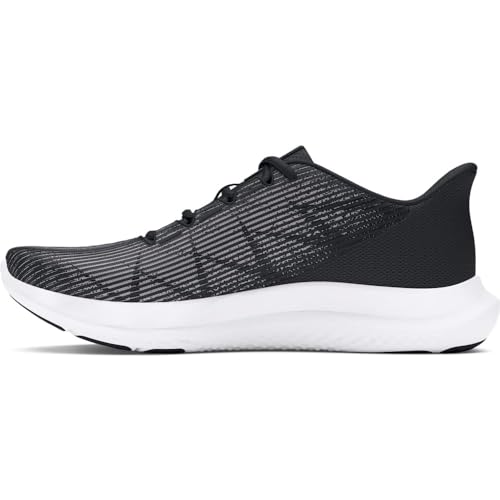 Under Armour UA Charged Speed Swift, Zapatillas para Correr Hombre, Black/White/White, 49.5 EU