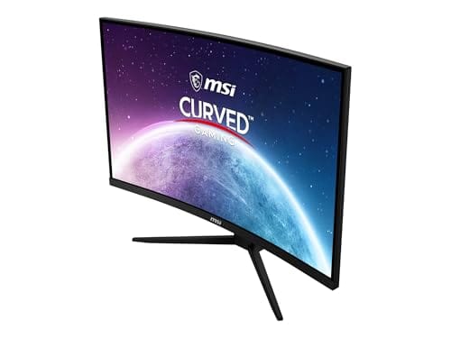 26% DESCUENTO MSI G273CQ Monitor Curvo Gaming de 27″ WQHD (2560 x 1440) Panel VA, 170Hz / 1ms, AMD FreeSync Premium, HDR Ready, Curvatura 1500R, Color Negro