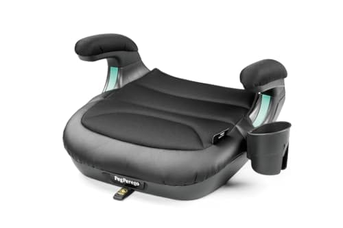 Peg Perego Viaggio Shuttle Asiento de Coche, Elevador con ISOFIX para Niños de 125 a 150 cm (6 12 años), 22 36 kg, Licorice