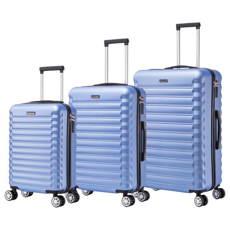 Conjunto de Maletas de Viaje Elegantes: Carcasa Ligera de ABS, Cerradura Numérica, 4 Ruedas Giratorias 360°, Asa Telescópica de Aluminio | Juego de Maletas | Set Trolley Maleta Cabina ( 7599 5933 M002 6020 8008 TOP ) | Miravia