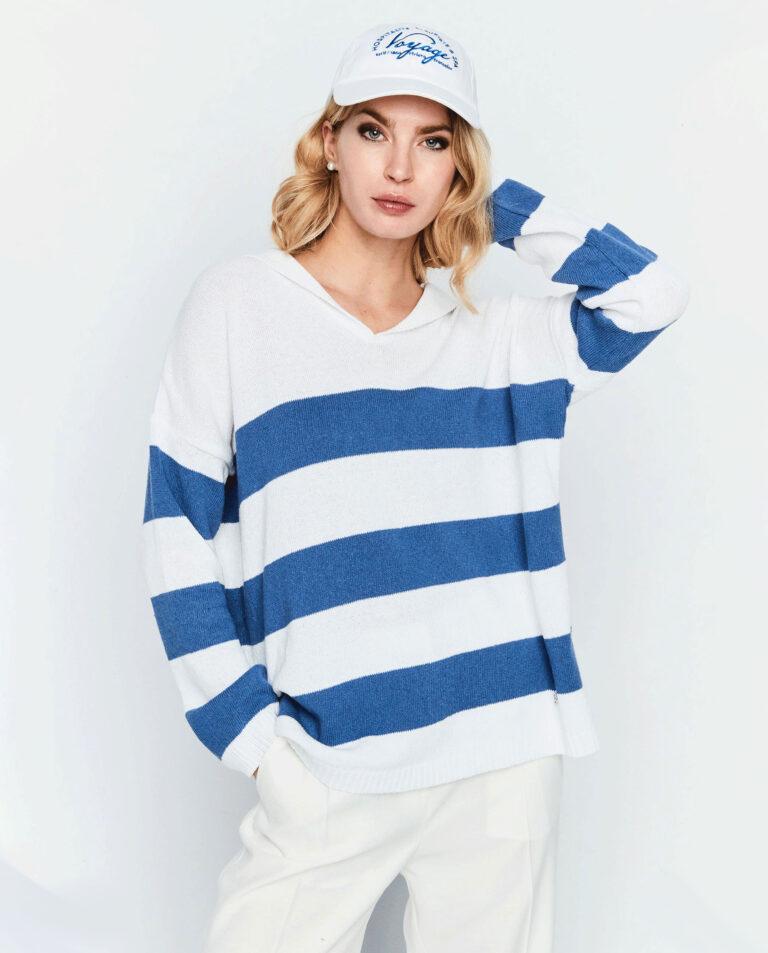 Jersey de mujer de rayas con cuello marinero · & Me Unlimited · El Corte Inglés
