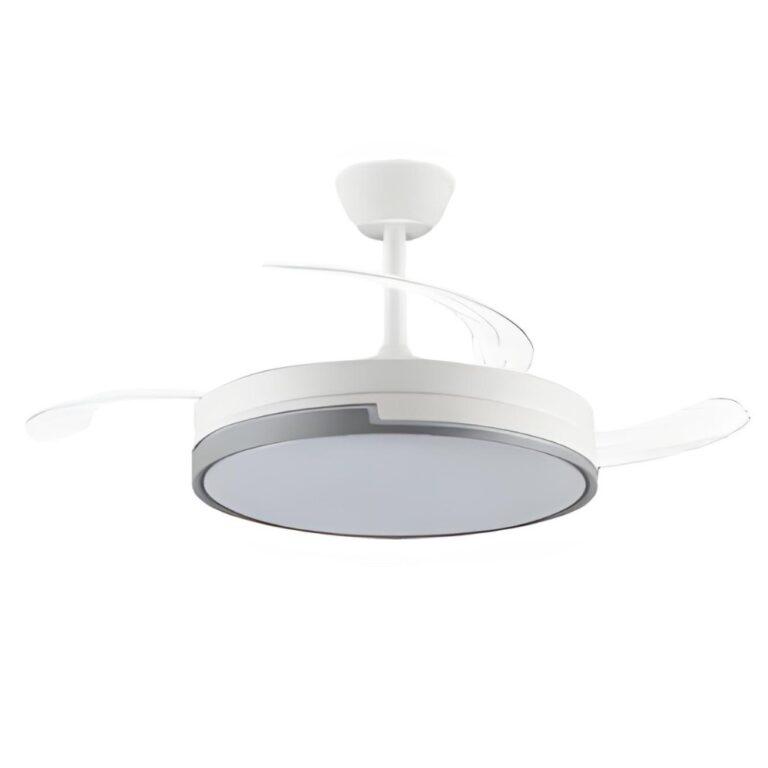 Akunadecor – Ventilador de techo con motor DC modelo Plumax, 3 acabados a elegir, Tecnologia Led 45W eficiente de 4400 Lumenes, Control remoto con temporizador, luz regulable en color e intensidad, Memoria motor inverter verano/invierno ultra silencioso. | Miravia