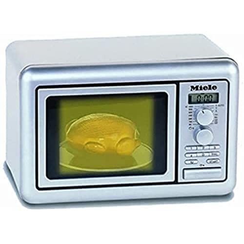 73% DESCUENTO klein Theo 9492 Horno microondas Miele, con Base giratoria a Pilas, Reloj con Tres limitaciones de Tiempo y señal acústica, Medidas: 25 cm x 16 cm x 17,5 cm, Juguete para niños a Partir de 3 años
