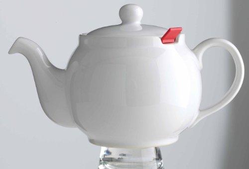 OFERTÓN SUPREMO 66% DESCUENTO London Teapot Company Chatsford 15500 Tetera, Color Rojo y Blanco