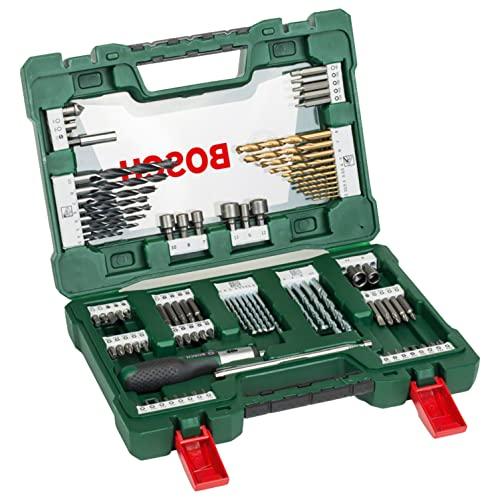52% DESCUENTO Bosch Maletín de 91 V Line unidades para taladrar y atornillar (para madera, piedra y metal, con destornillador dinamométrico y barra imantada, Accesorios herramientas de perforación y atornillado)