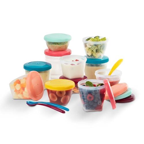 BUENA OFERTA 36% DESCUENTO Babymoov Babybols Pack de contenedores de conservación y cucharas (3 x 120 ml + 3 x 180 ml + 6 x 250 ml + 3 cucharas), Multiset