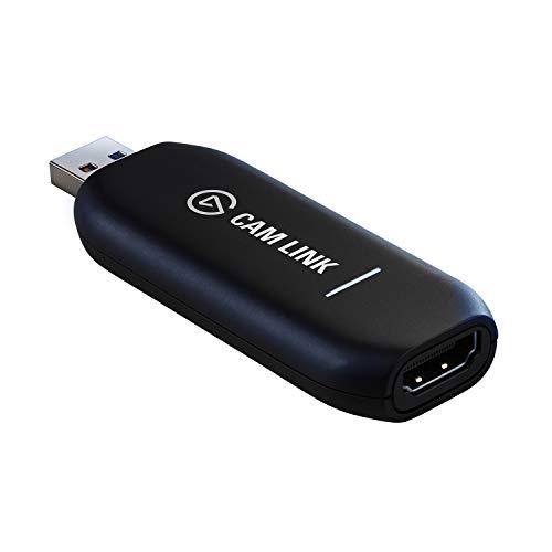 41% DESCUENTO Elgato Cam Link 4K, capturadora externa de streaming y grabación, cámara de fotos, de vídeo o deportiva como webcam a 1080p60, 4K30, videoconferencia, oficina, juegos, OBS, Zoom, Teams, PC/Mac