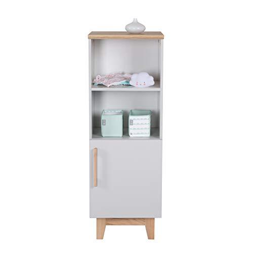 OFERTÓN SUPREMO 78% DESCUENTO roba Estantería de pie Caro de Madera Gris Claro para habitación de bebé y habitación de los niños con tecnología de Cierre Suave, Muebles de bebé, Muebles para niños