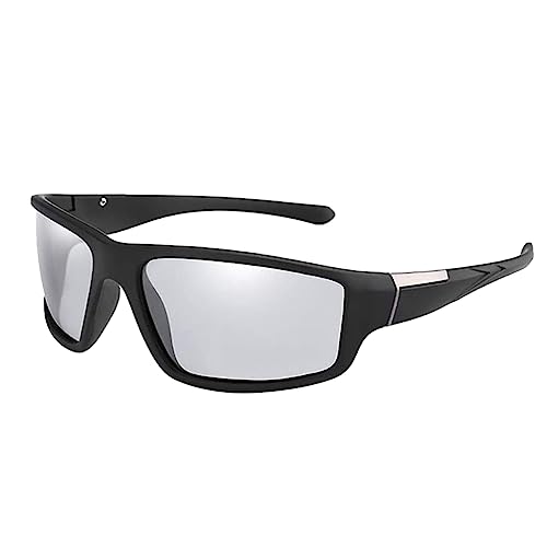 Tixiyu Gafas de sol fotocromáticas para hombre, antirreflejos, protección UV400, para deportes al aire libre, para conducción diurna y nocturna, ciclismo, esquí, golf, correr, ciclismo, pesca