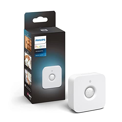 46% DESCUENTO Philips Hue Sensor de movimiento, Accesorio para bombillas y lámparas inteligentes Hue, Compatible con Alexa y Google Home